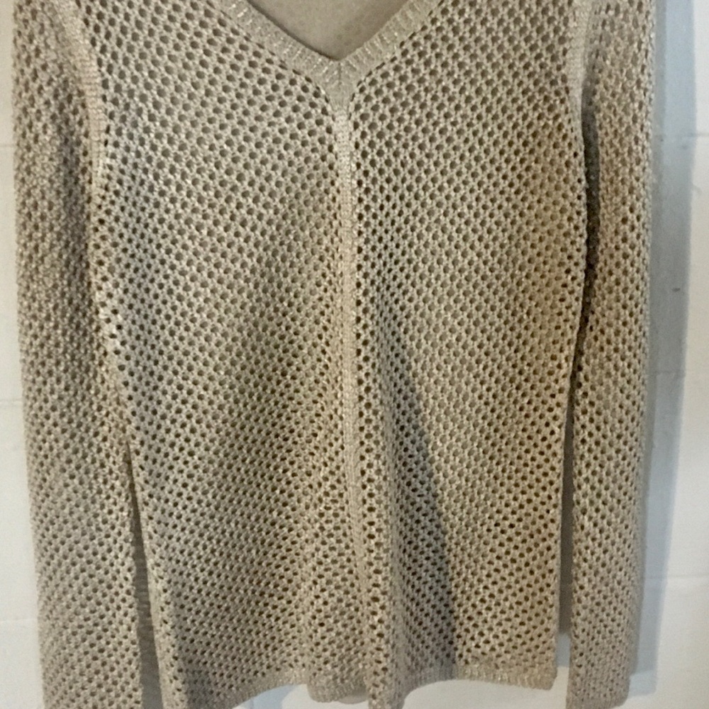 Woven sweater